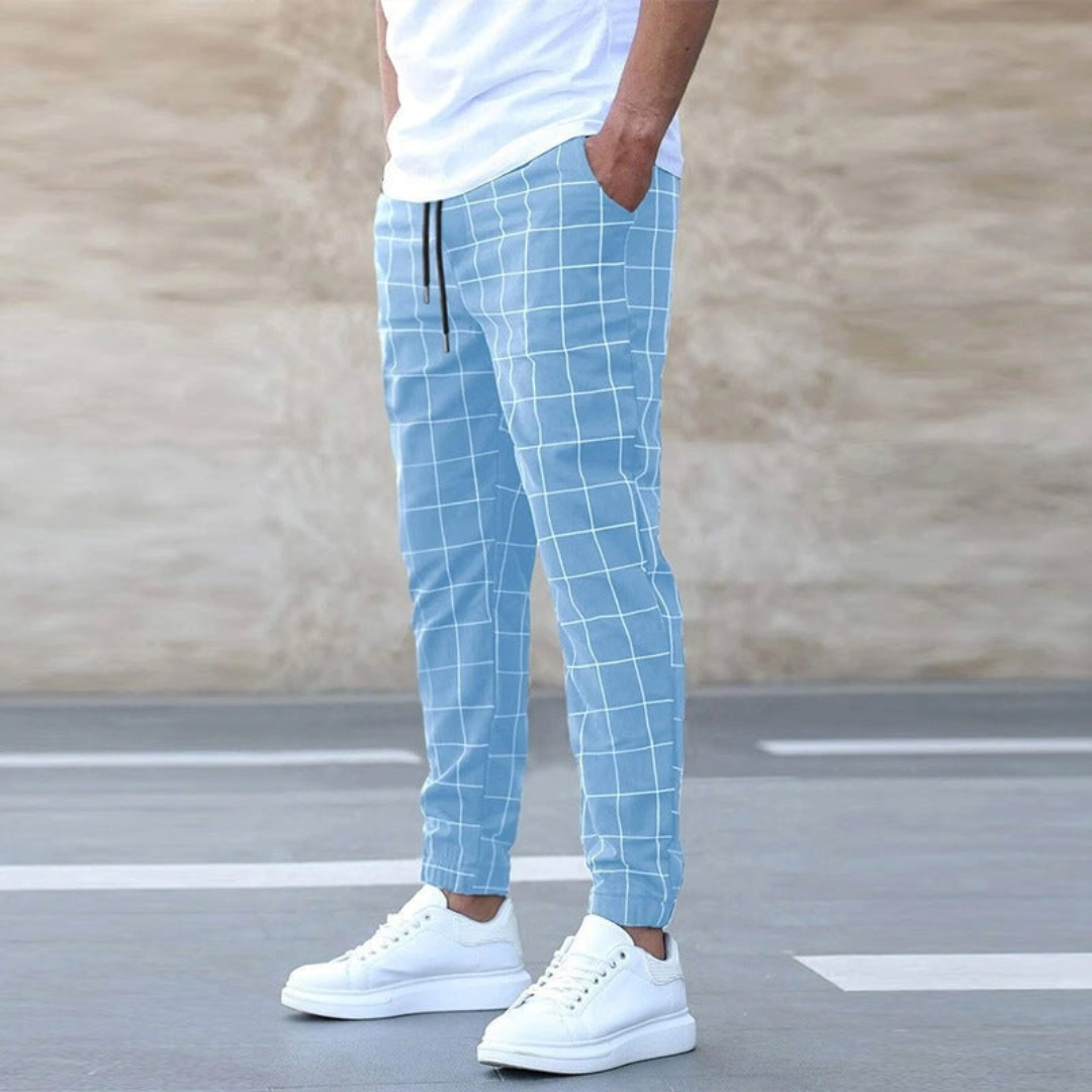 TIZIANO™|CHECKERED JOGGER PANTS