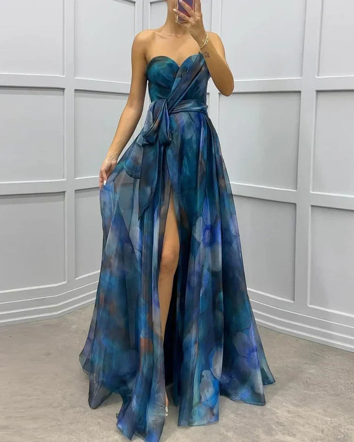 Sydney Luxe Boutique | Elara Strapless Flow Maxi Dress