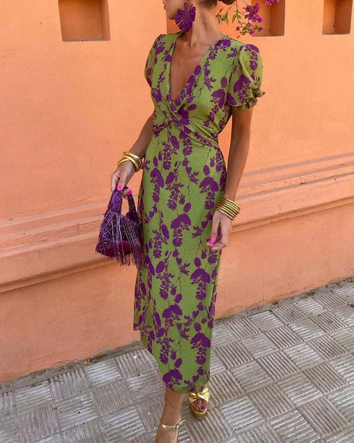 Rhiannon™ | Elegant Women's Dress with Stunning Print