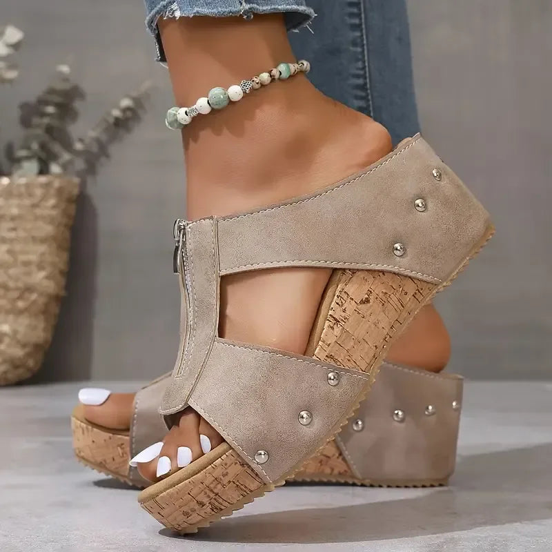 Laura - Orthopedic Wedge Sandals