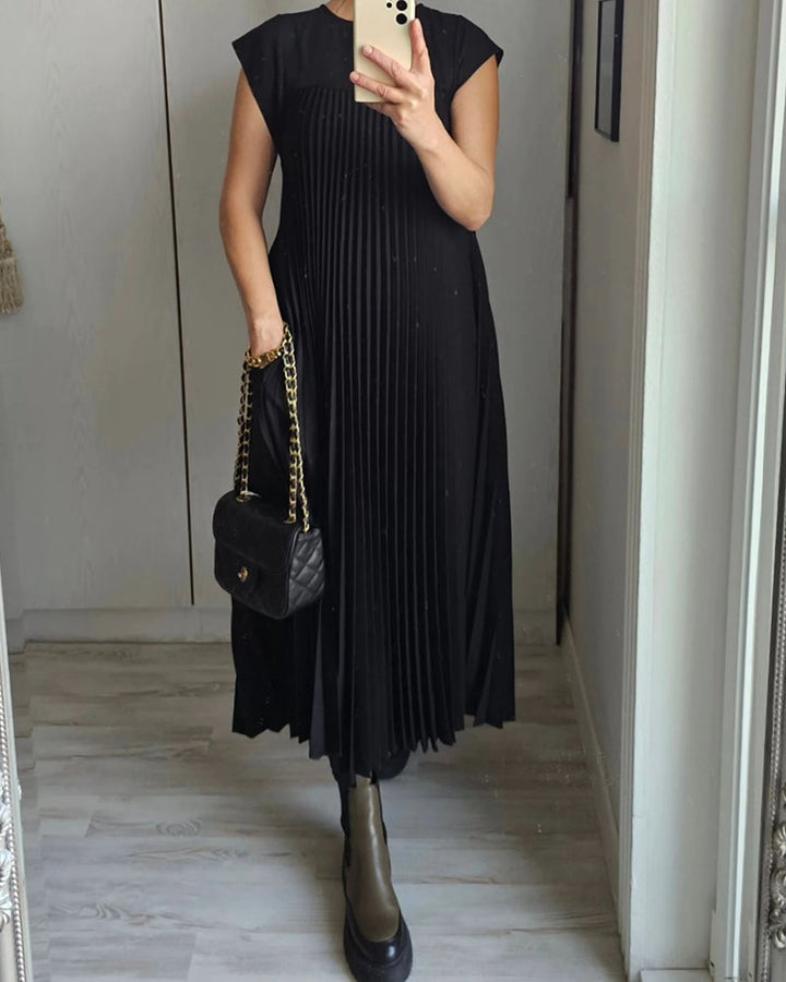 Jolienne Pleated Midi Dress