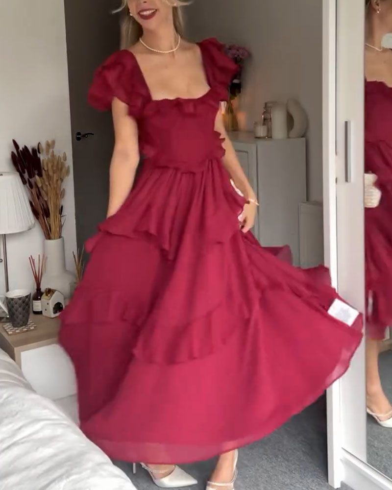 Elisa - Frill Detail Dress