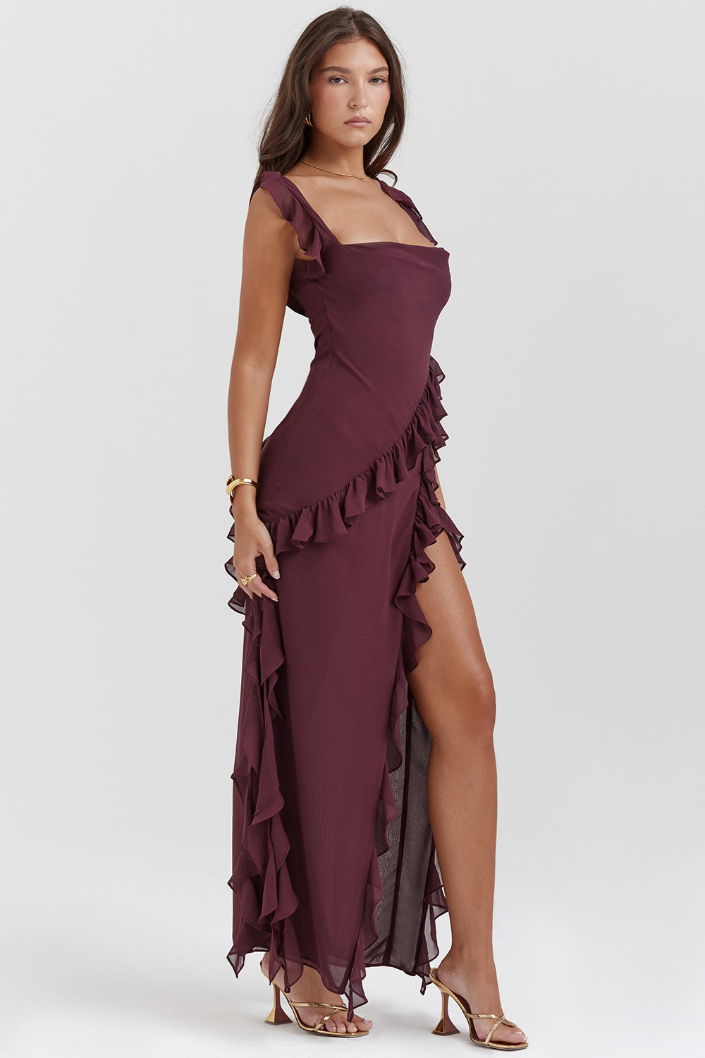 Quinley | Flowy Trim Dress