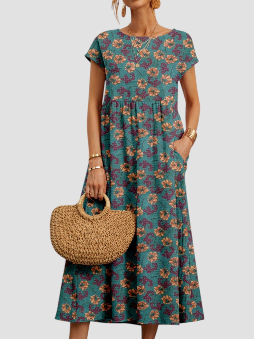 DALIA™|LIGHT FLORAL DRESS