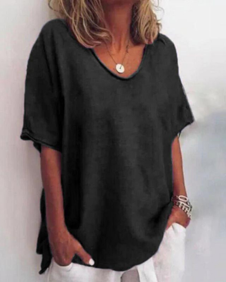 BEA - COMFORTABLE AND LOOSE BLOUSE