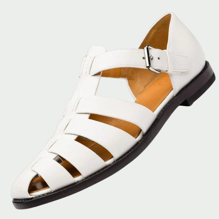 GIORDANO|LEATHER GLADIATOR SANDALS