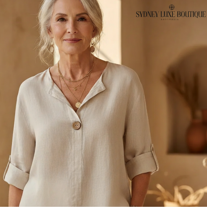 Luna - Casual V-Neck Blouse