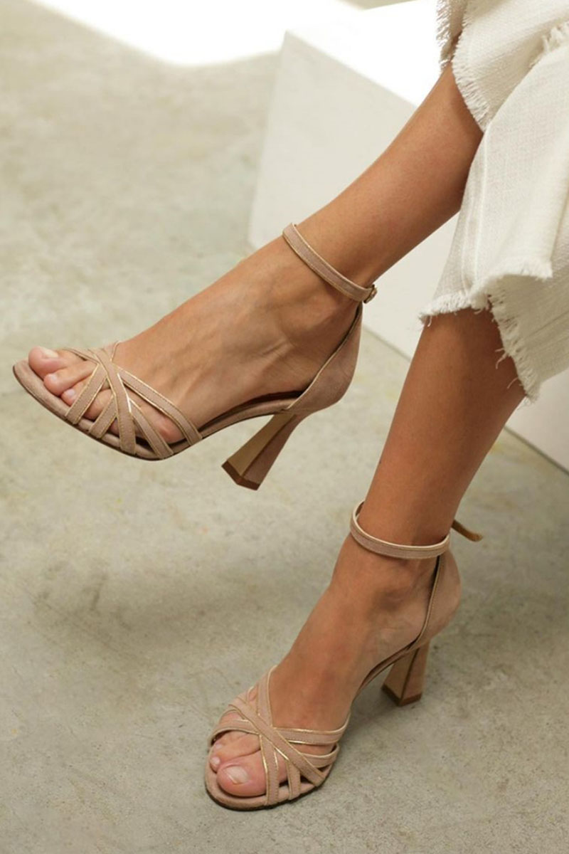 Amalia - Sandals with Round Toe