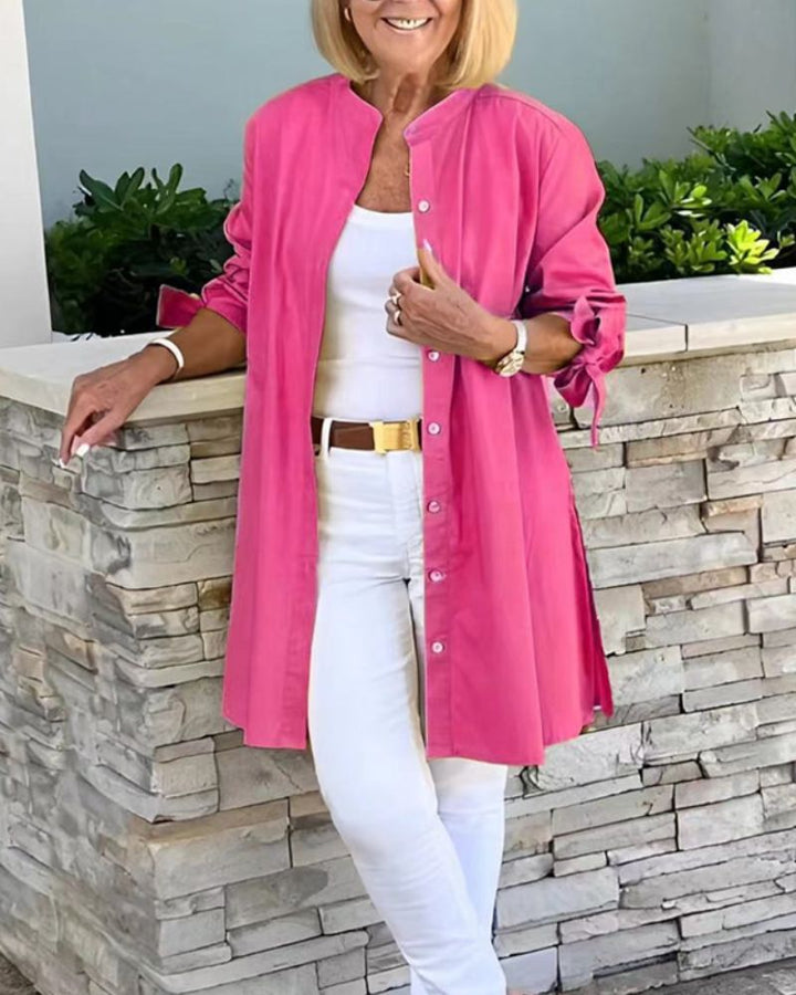 CHERISH - COTTON AND LINEN SHIRT