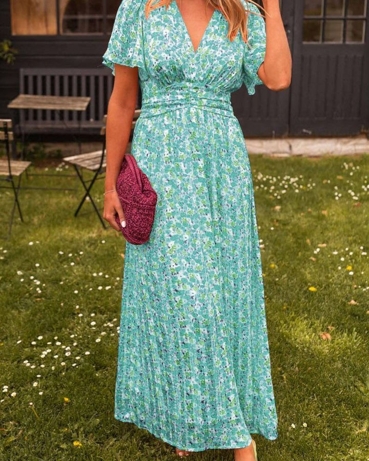 SEVILLA – Long Dress for Women with V-Neck