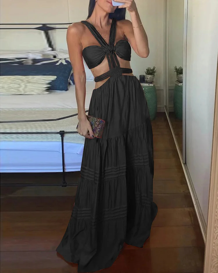 Sydney Luxe Boutique | Siena Cutout Maxi Dress