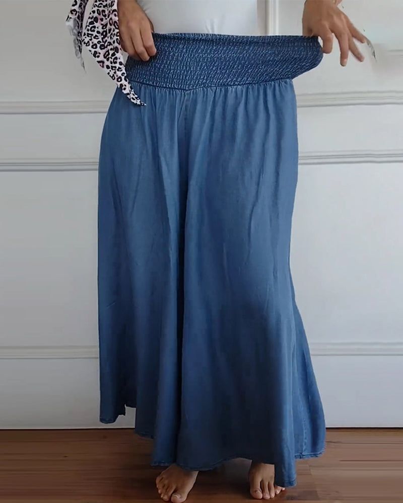 DANSA - COMFORTABLE PANTS WITH ELASTIC WAIST