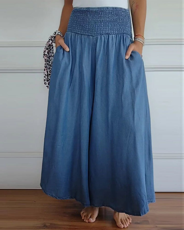 DANSA - COMFORTABLE PANTS WITH ELASTIC WAIST