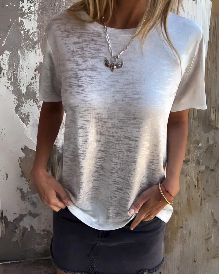 MARIONA - Elegant Short Sleeve T-Shirt