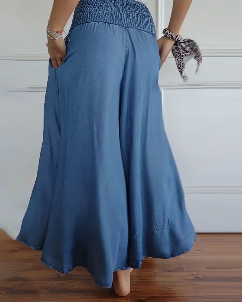 DANSA - COMFORTABLE PANTS WITH ELASTIC WAIST