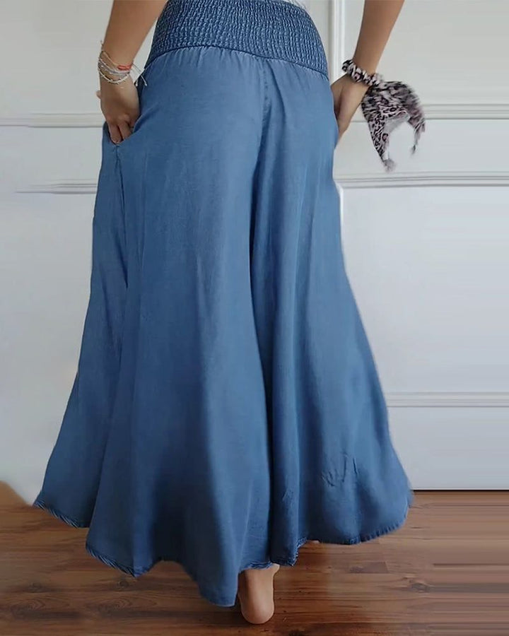 DANSA - COMFORTABLE PANTS WITH ELASTIC WAIST