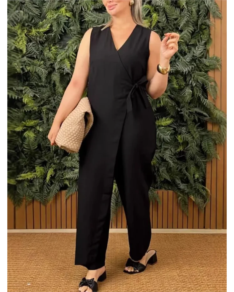 DERESA - VERSATILE JUMPSUIT WITH ADJUSTABLE WAIST