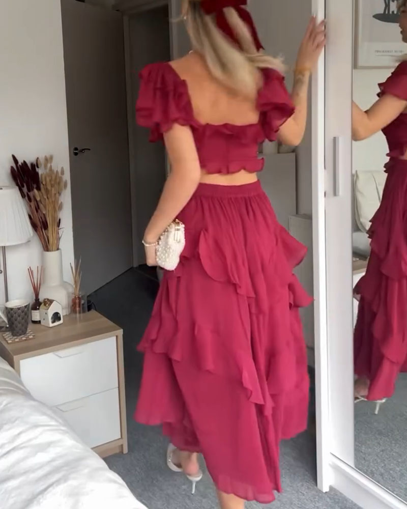 Elisa - Frill Detail Dress