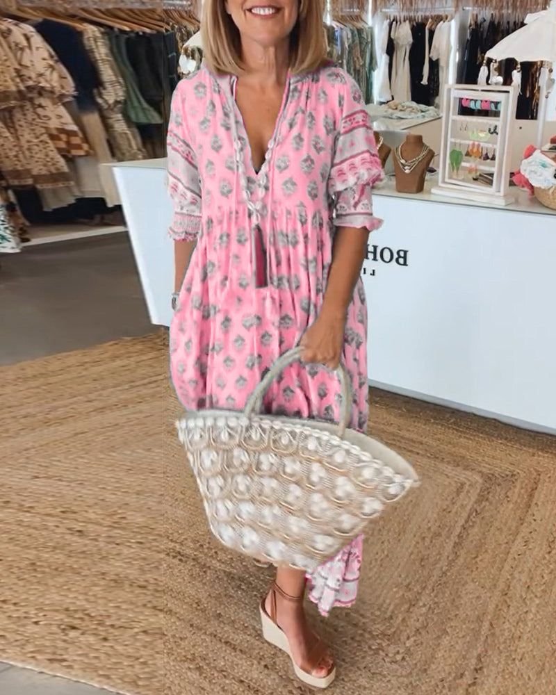 HILEY – CASUAL DRESS WITH PRINT