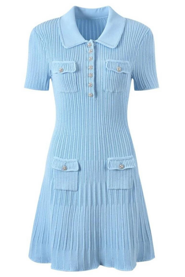 Onyx | Chic Ribbed Dress