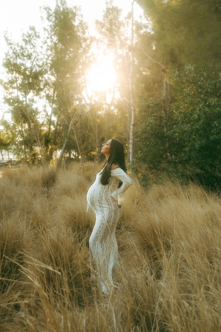 Ulrica | Meadowlace Maternity Gown