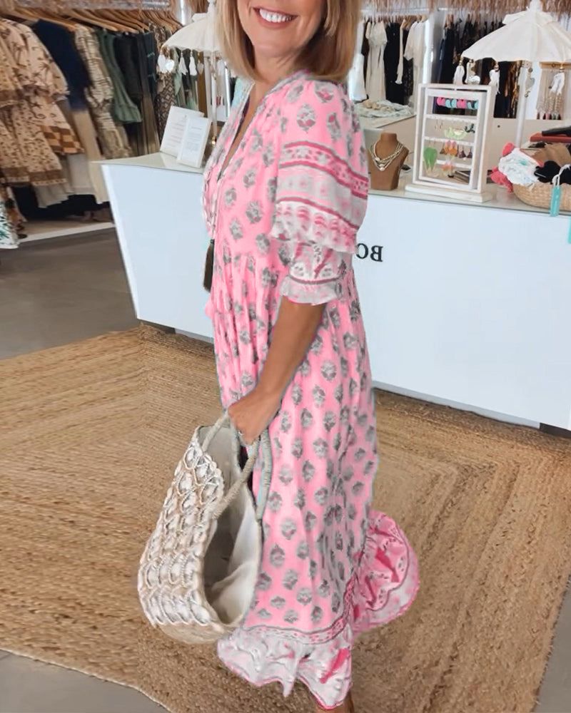 HILEY – CASUAL DRESS WITH PRINT