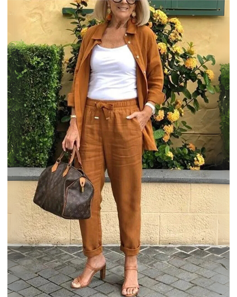 AIRENA - Shirt and Pants Set
