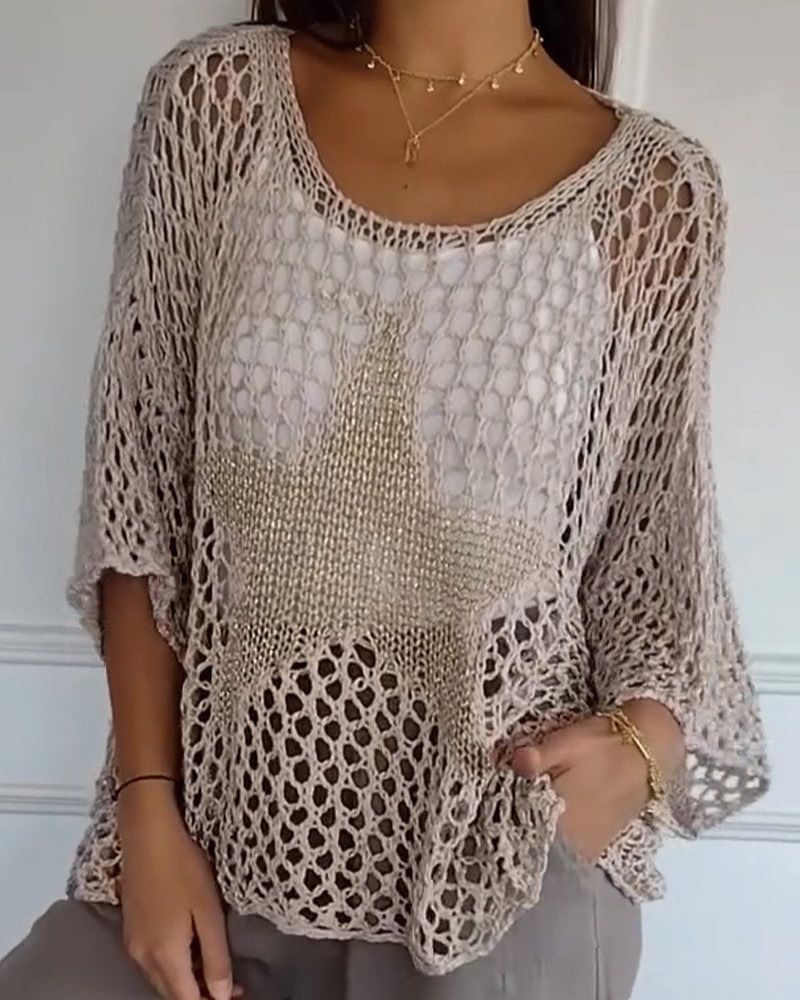 SALOE - TOP CHIC IN CROCHET