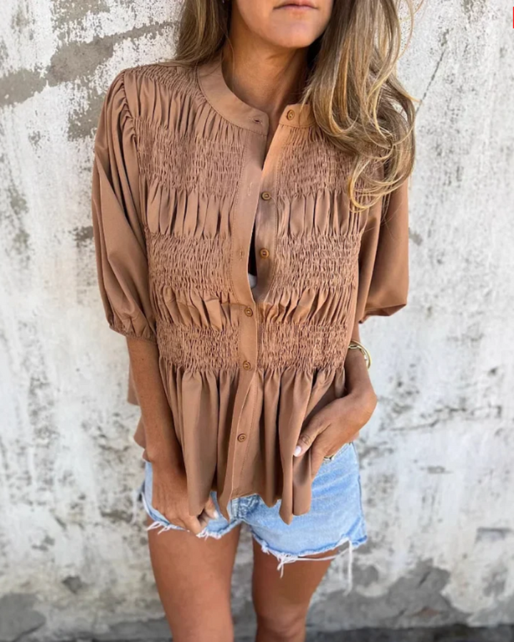 VALETE - COTTON GAZE BLOUSE