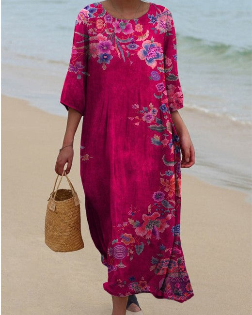 Adeleine – Flowy Ethnic Dress