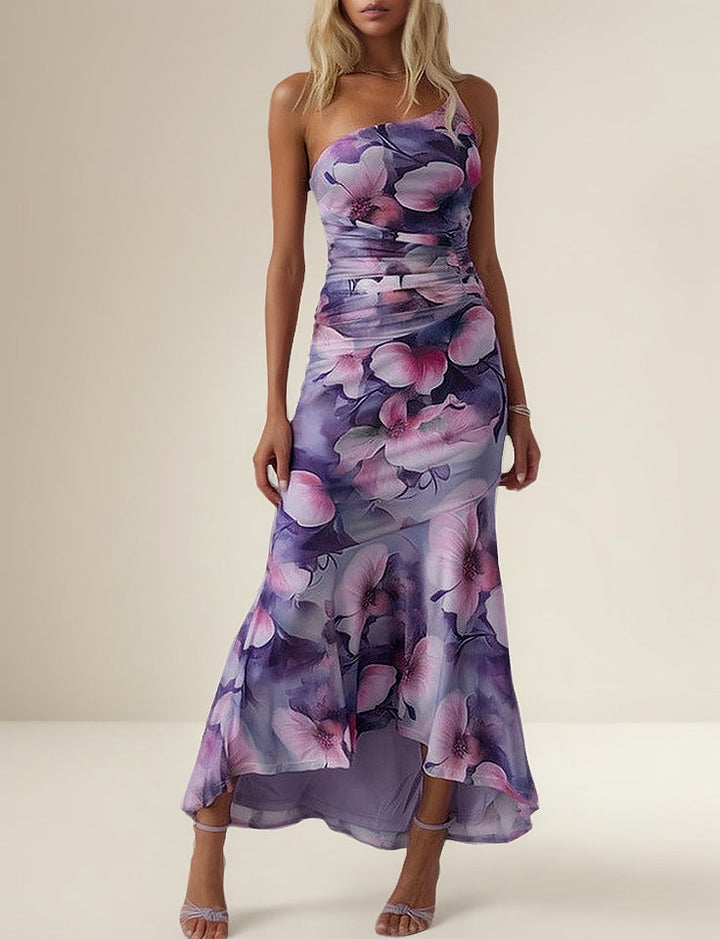 Sydney Luxe | Elara Watercolour Maxi Dress