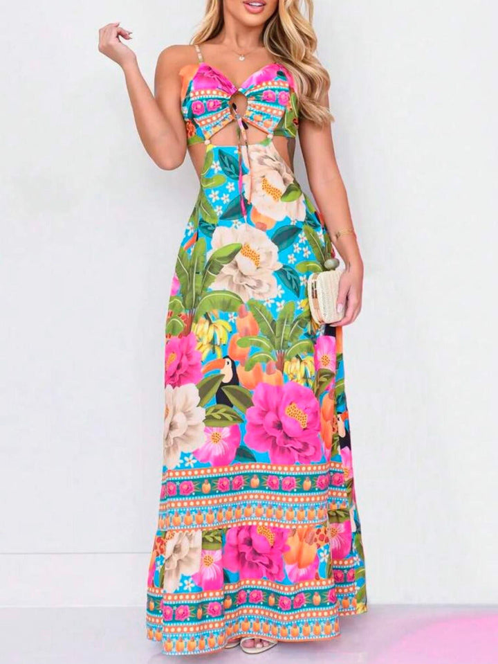 Sydney Luxe Boutique | Paola Tropical Toucan Maxi Dress