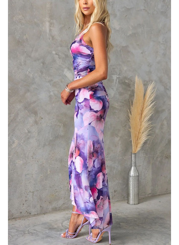 Sydney Luxe | Elara Watercolour Maxi Dress