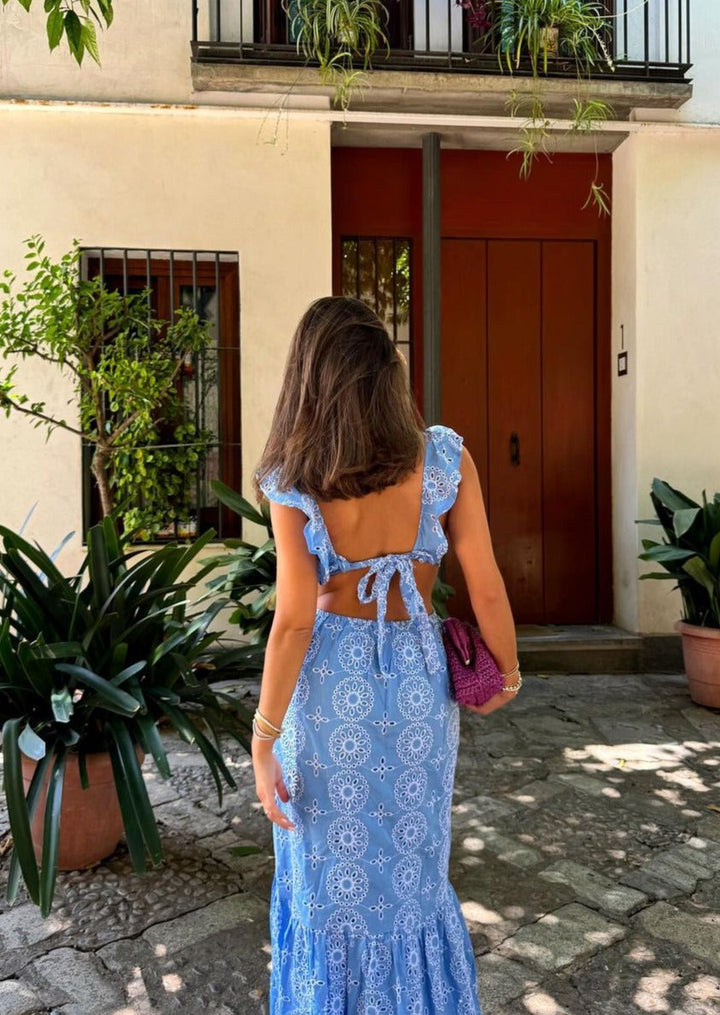Lucretia | Graceful Eyelet Dress