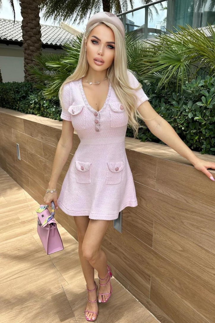 Sereia | Blush Pearl Dress