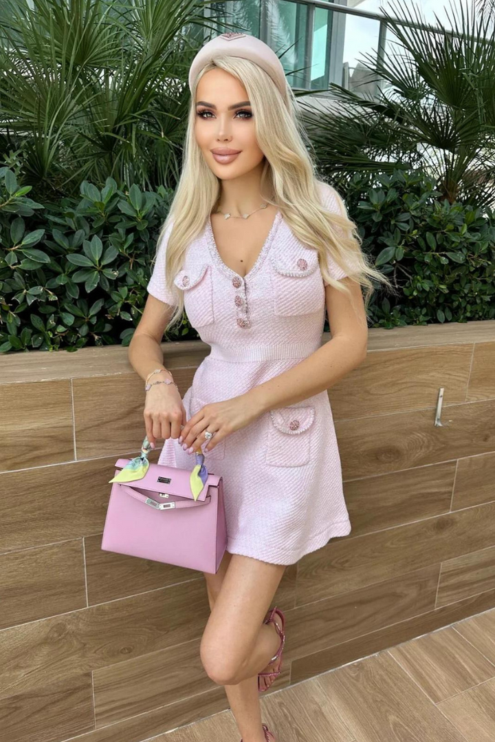 Sereia | Blush Pearl Dress