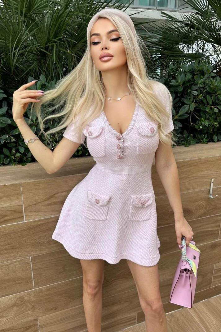 Sereia | Blush Pearl Dress