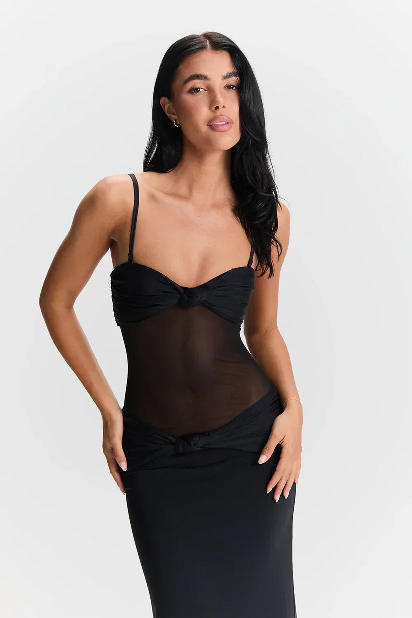 Thalia | Sultry Sheer Gown