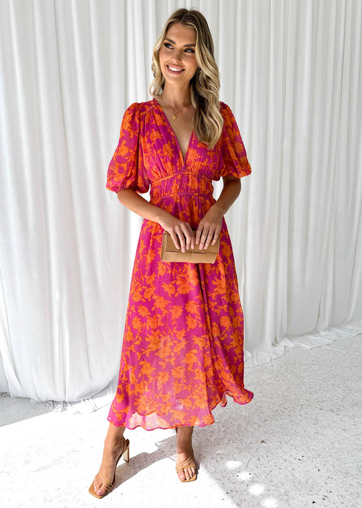 Clara | Long Floral Spring Dress