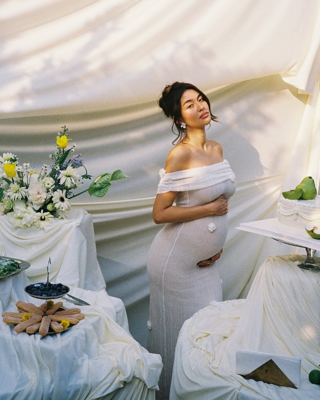 Violette | Petalwhisper Maternity Dress