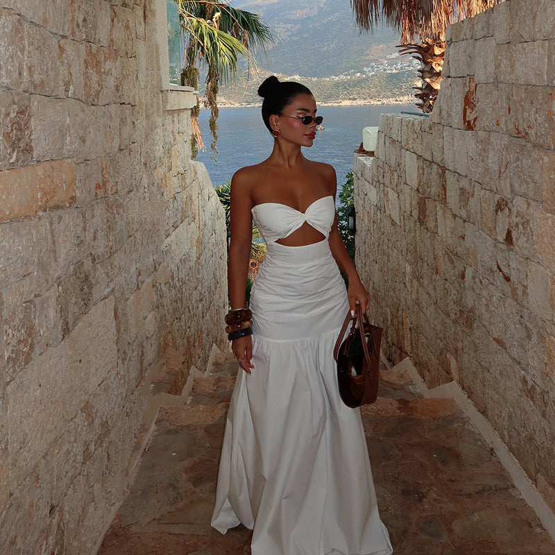 Jemamimae | Strapless Cut-Out Maxi Dress