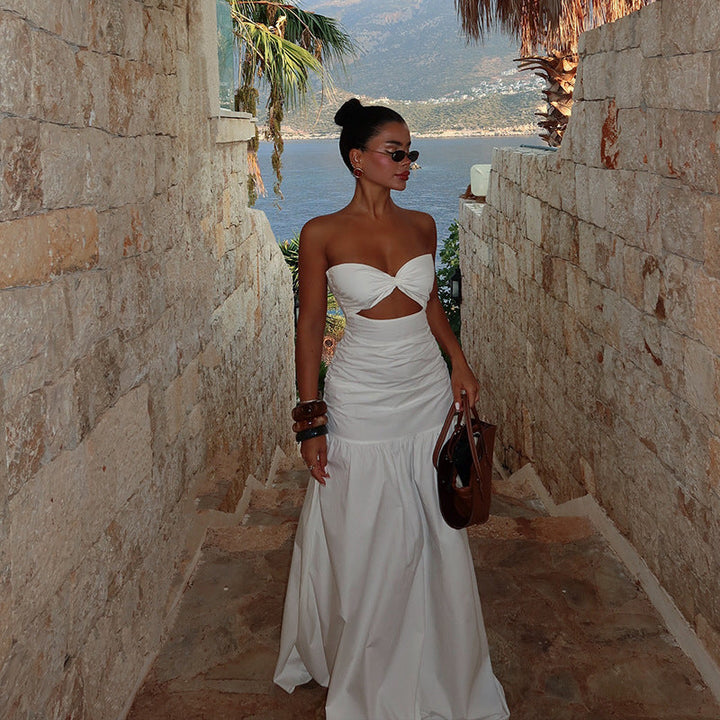 Jemamimae | Strapless Cut-Out Maxi Dress