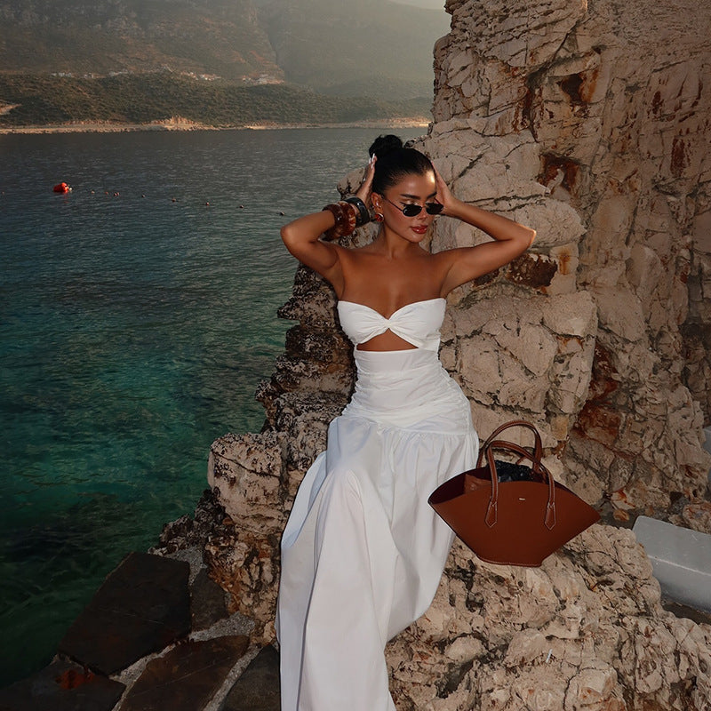 Jemamimae | Strapless Cut-Out Maxi Dress