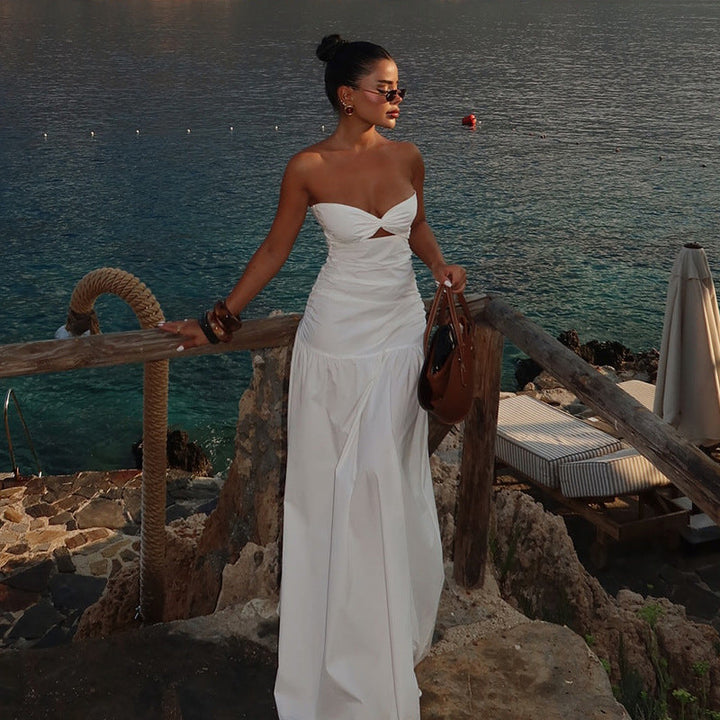 Jemamimae | Strapless Cut-Out Maxi Dress