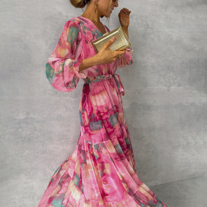 Meli | Floral Print Wrap Dress