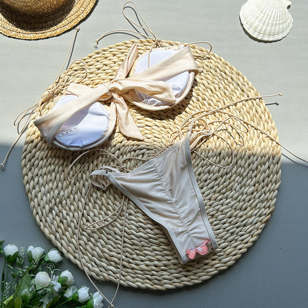Damaris | Embroidered Bikini Set