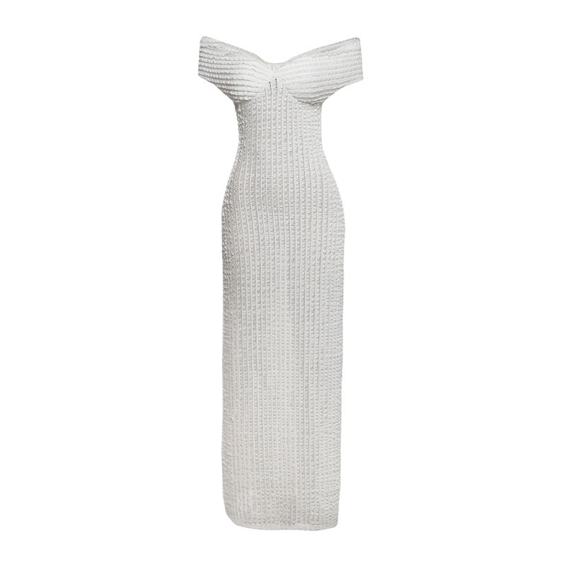 Dilys | Elegant Off-Shoulder Dress