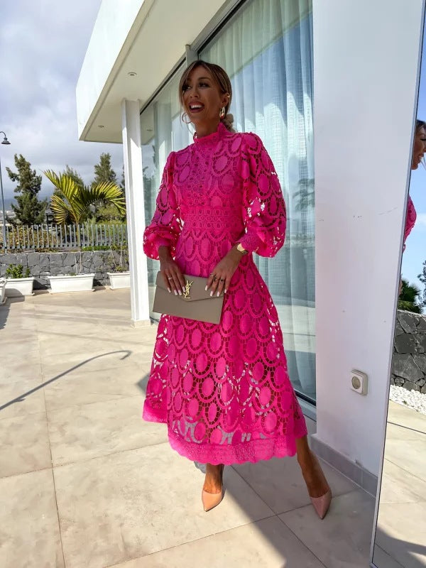 Liza - Enchanting Lace Evening Dress