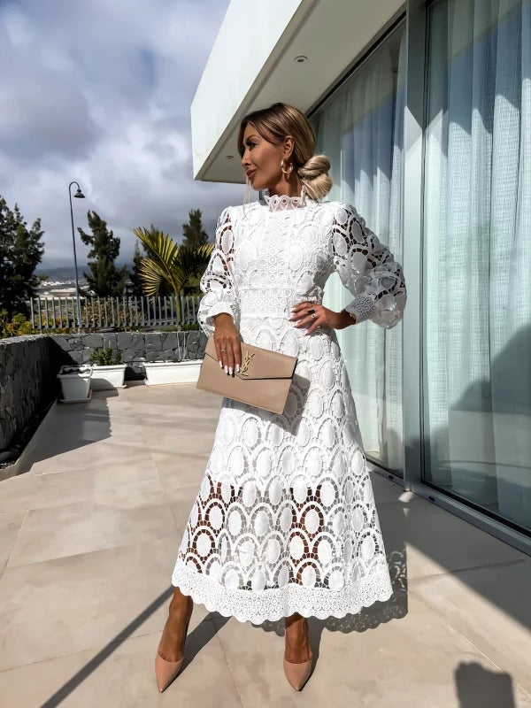 Liza - Enchanting Lace Evening Dress