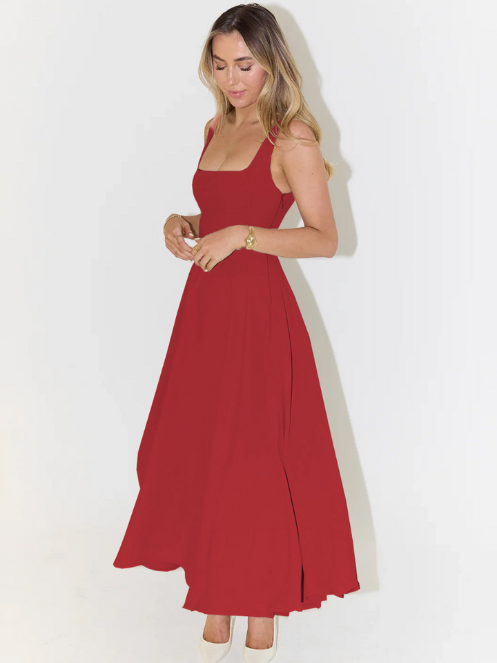 Amara Sage Midi Dress